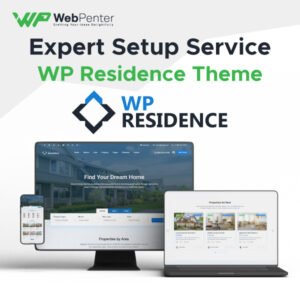 wp residence theme setup