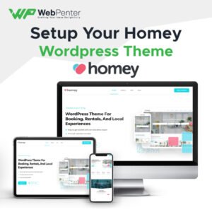 setup homey wordpress theme