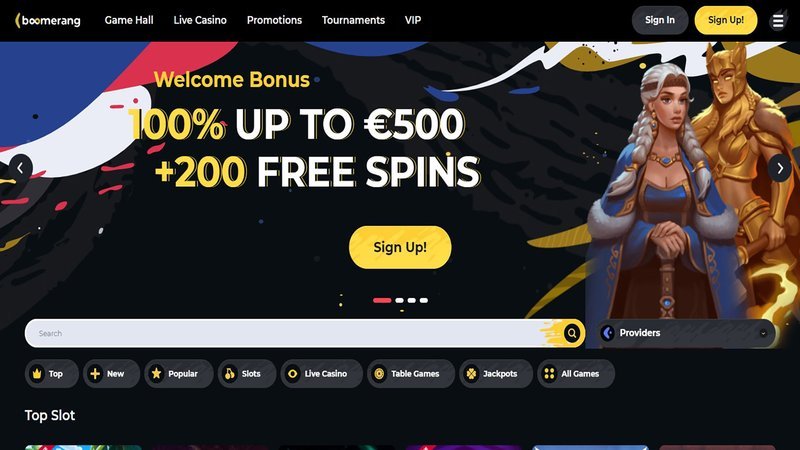 Boomerang casino bonus v Slovenia